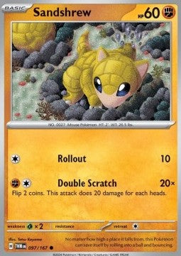 Sandshrew - Twilight Masquerade (Common) [TWM-097] Hover Image