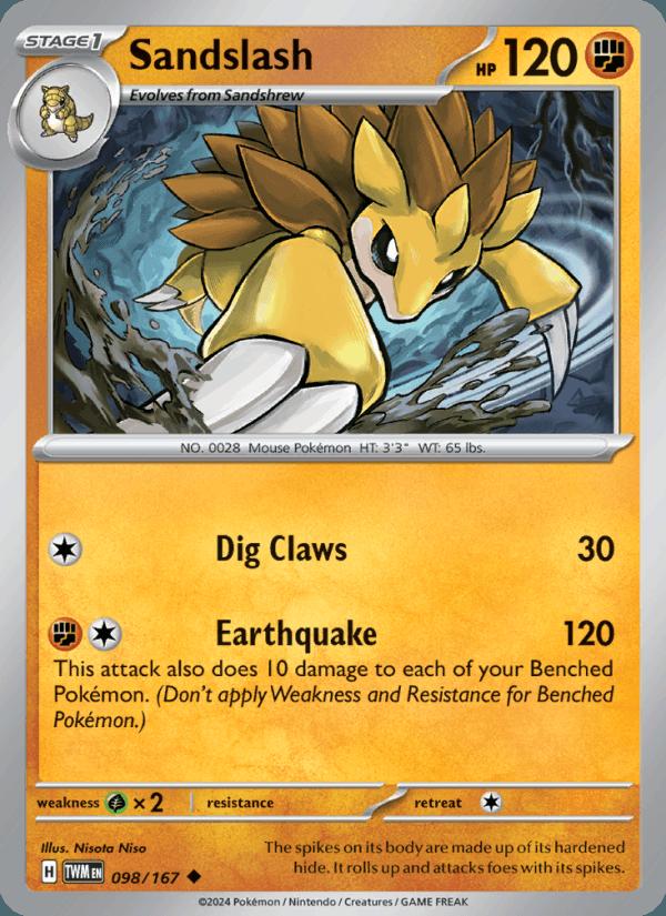 Sandslash - Twilight Masquerade (Uncommon) [TWM-098] Hoofdafbeelding