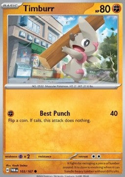 Timburr - Twilight Masquerade (Common) [TWM-103] Hover Image