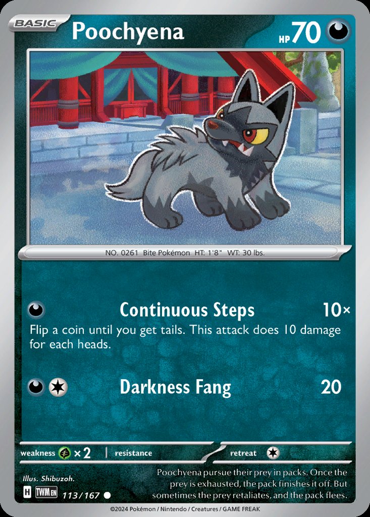 Poochyena - Twilight Masquerade (Common) [TWM-113] Hoofdafbeelding