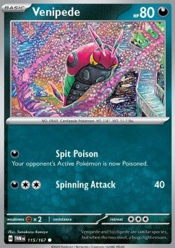 Venipede - Twilight Masquerade (Common) [TWM-115] Hover Image