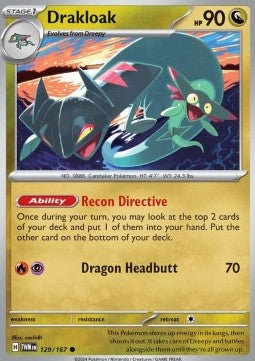 Drakloak - Twilight Masquerade (Common) [TWM-129] Hover Image