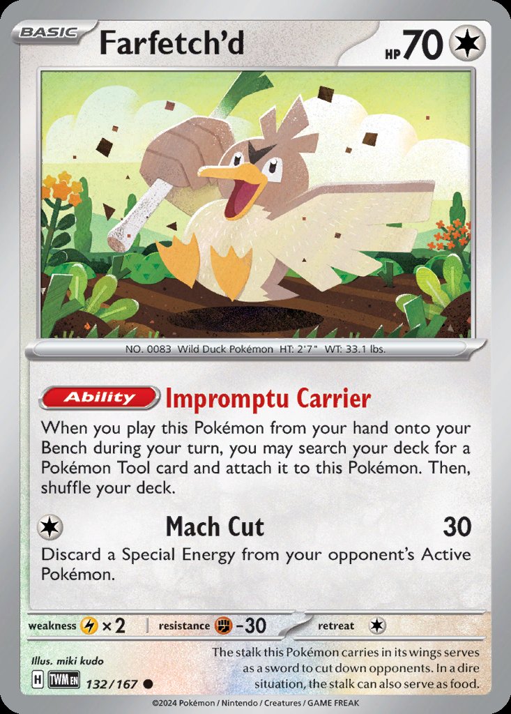 Farfetch'd - Twilight Masquerade (Common) [TWM-132] Hoofdafbeelding