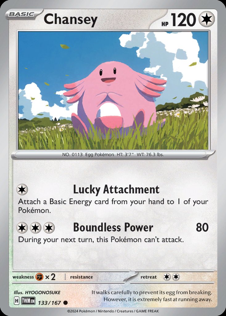 Chansey - Twilight Masquerade (Common) [TWM-133] Hoofdafbeelding