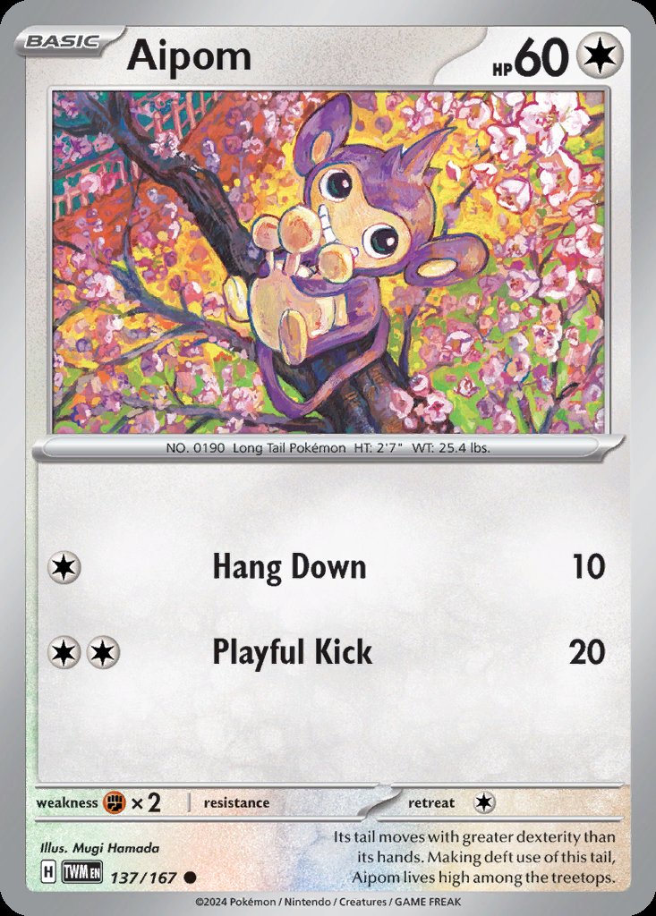 Aipom - Twilight Masquerade (Common) [TWM-137] Main image