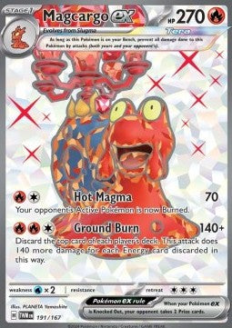 Magcargo ex - Twilight Masquerade (Ultra Rare) [TWM-191] Hauptbild