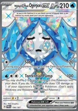 Wellspring Mask Ogerpon ex - Twilight Masquerade (Ultra Rare) [TWM-194] Imagen principal del producto