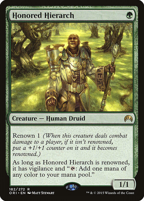 Honored Hierarch – Magic Origins (ORI-182) Magic: The Gathering card Imagen principal del producto