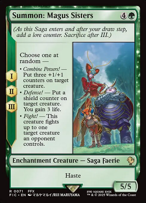 Summon: Magus Sisters – Final Fantasy Commander (FIC-71) Magic: The Gathering card | LC-REM-20260804-15339674435916-76a8cae7-e6ea-45eb-be8d-0e6a29b98aa6 Hoofdafbeelding
