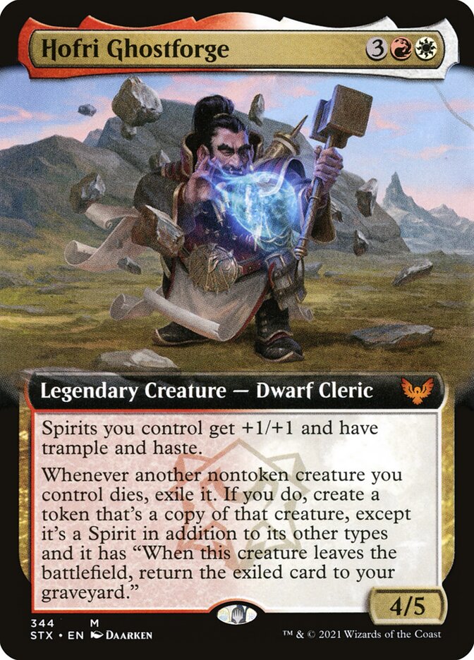 Magic-kaart Hofri Ghostforge STX-344 uit Strixhaven: School of Mages (Mythic) Main image