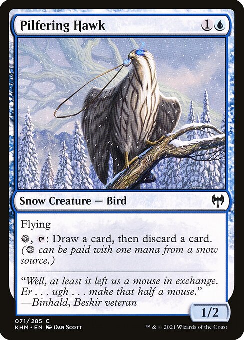Pilfering Hawk – Kaldheim (KHM-71) Magic: The Gathering card | LC-REM-20260804-15794293768524-76ee3829-8dec-4c0f-a6c2-ad47a1c94cfc Hoofdafbeelding