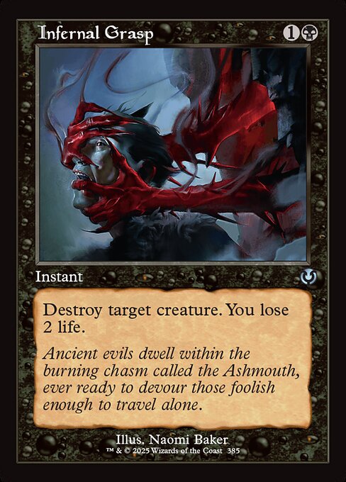 Infernal Grasp – Innistrad Remastered (INR-385) Magic: The Gathering card | LC-REM-20260804-15339589337420-76f301d0-5b0f-469a-a2fc-2928da99b561