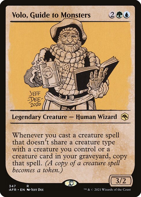 Volo, Guide to Monsters – Adventures in the Forgotten Realms (AFR-347) Magic: The Gathering card | LC-REM-20260804-15339701633356-76f910f2-a7ed-4535-b554-d672ba49f38c Imagen principal del producto
