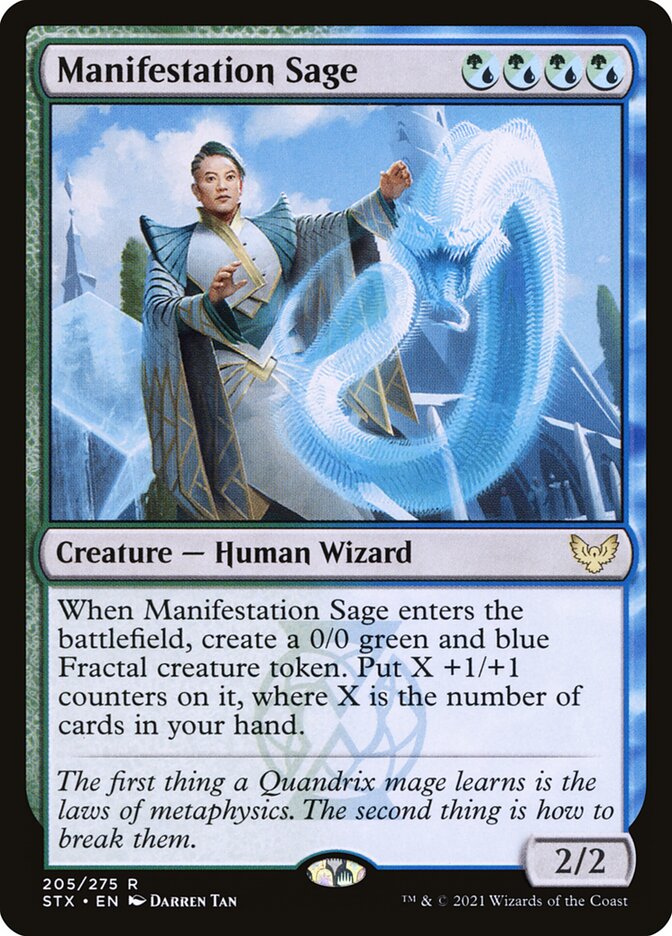 Manifestation Sage - Strixhaven: School of Mages (Rare) [STX-205] Imagen principal del producto