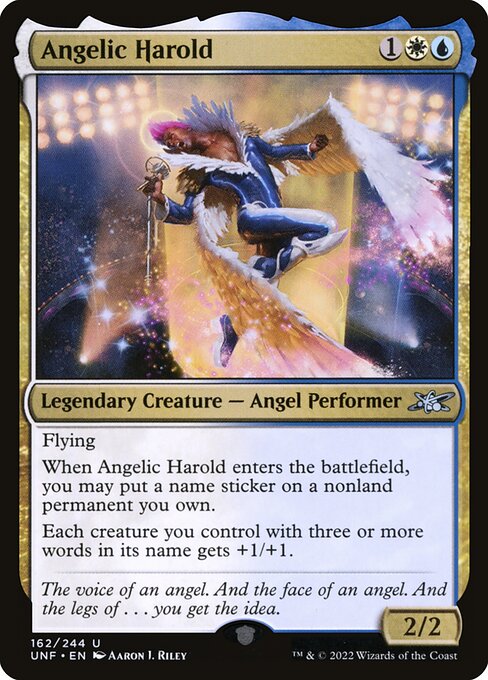 Angelic Harold – Unfinity (UNF-162) Magic: The Gathering card Hauptbild
