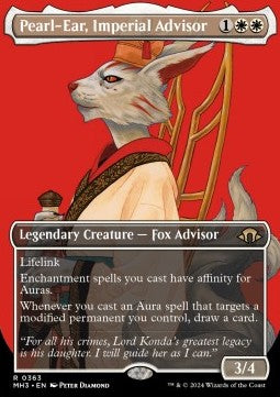Pearl-Ear, Imperial Advisor (V.1) - Modern Horizons 3: Extras (Rare) [XMH3-363] Main image