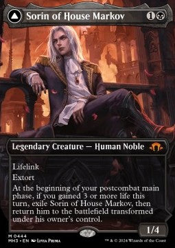 Sorin of House Markov // Sorin, Ravenous Neonate (V.1) - Modern Horizons 3: Extras (Mythic) [XMH3-444] Imagen principal del producto