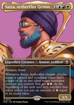Satya, Aetherflux Genius (V.1) - Commander: Modern Horizons 3: Extras (Mythic) [XM3C-15] Hauptbild
