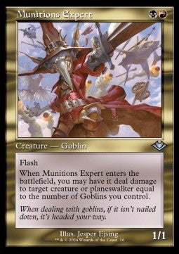 Munitions Expert - Modern Horizons 3: Retro Frame Cards (Uncommon) [RMH3-16] Immagine principale del prodotto
