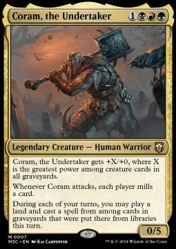 Coram, the Undertaker - Commander: Modern Horizons 3 (Mythic) [M3C-7] Immagine principale del prodotto