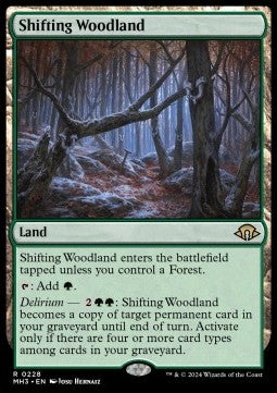 Shifting Woodland - Modern Horizons 3 (Rare) [MH3-228] Main image