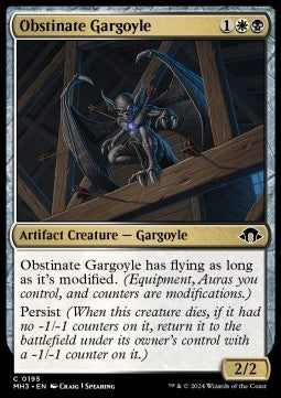 Obstinate Gargoyle - Modern Horizons 3 (Common) [MH3-195] Main image