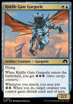 Riddle Gate Gargoyle - Modern Horizons 3 (Common) [MH3-201] Main image