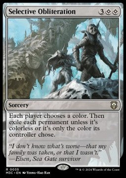 Selective Obliteration - Commander: Modern Horizons 3 (Rare) [M3C-35] Hauptbild