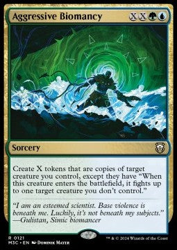 Aggressive Biomancy - Commander: Modern Horizons 3 (Rare) [M3C-121] Imagen principal del producto