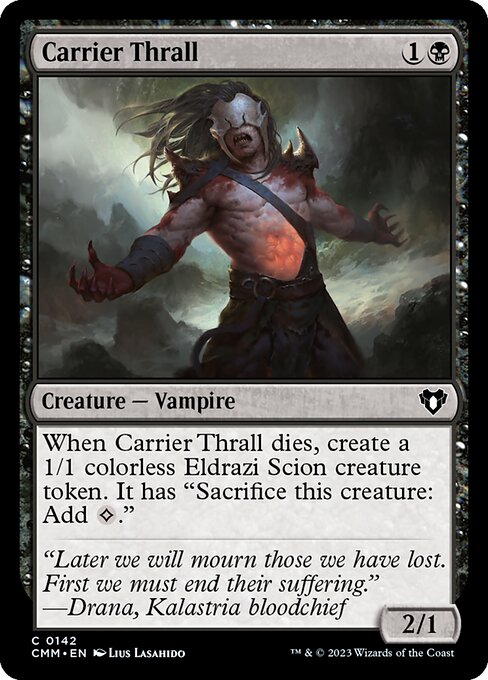 Carrier Thrall – Commander Masters (CMM-142) Magic: The Gathering card