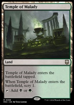 Temple of Malady - Commander: Modern Horizons 3 (Rare) [M3C-388] Immagine principale del prodotto