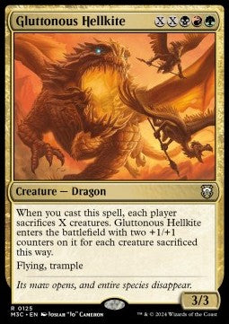 Gluttonous Hellkite - Commander: Modern Horizons 3 (Rare) [M3C-125] Imagen principal del producto
