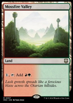 Mossfire Valley - Commander: Modern Horizons 3 (Rare) [M3C-357] Hauptbild