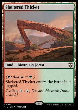 Sheltered Thicket - Commander: Modern Horizons 3 (Rare) [M3C-374] Hauptbild