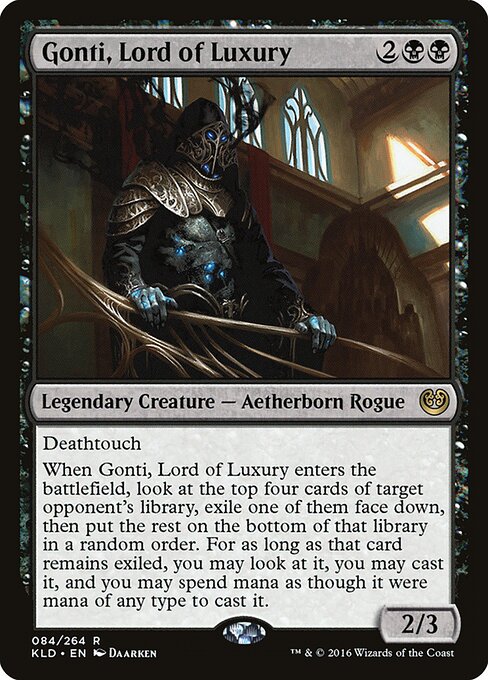 Gonti, Lord of Luxury – Kaladesh (KLD-84) Magic: The Gathering card Main image