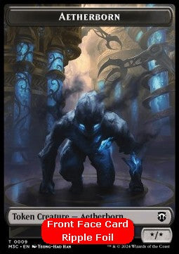 Aetherborn Token (B */*) // Thopter Token (A 1/1) (V.2) - Modern Horizons 3: Tokens (Token) [TMH3-CT 9/26] Main image