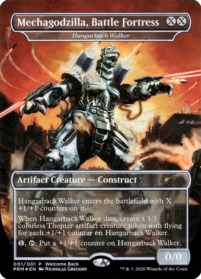 Magic-kaart Hangarback Walker PLG20-2 uit Love Your LGS 2020 (Rare)