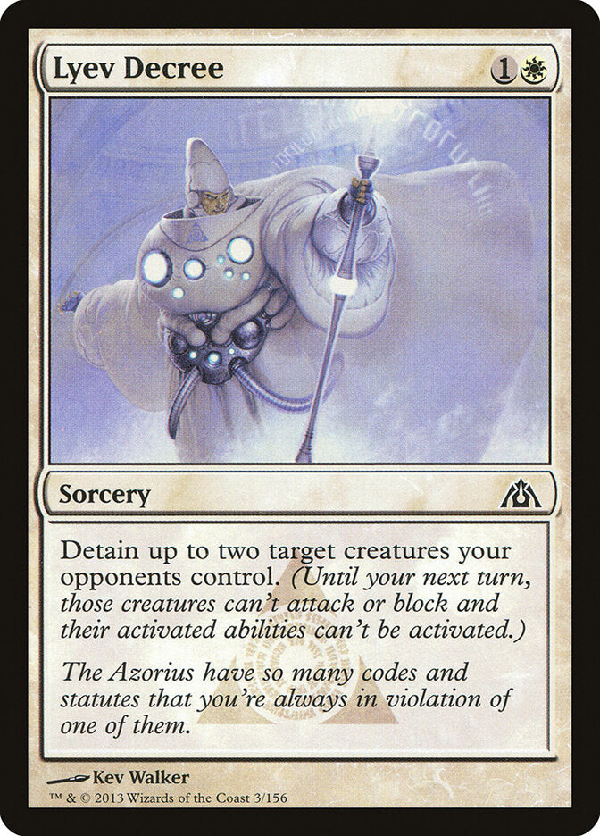 Lyev Decree - Dragon's Maze (Common) [DGM-3]