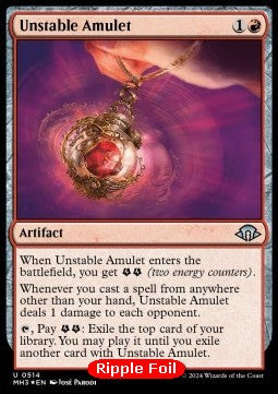 Unstable Amulet (V.2) - Modern Horizons 3: Extras (Uncommon) [XMH3-514] Imagen principal del producto