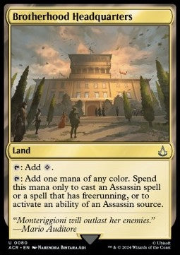 Brotherhood Headquarters - Universes Beyond: Assassin's Creed (Uncommon) [ACR-80] Main image