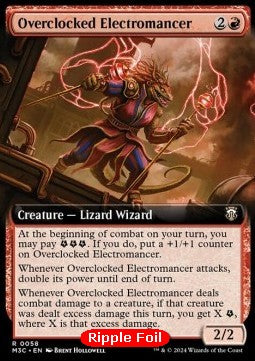 Overclocked Electromancer (V.2) - Commander: Modern Horizons 3: Extras (Rare) [XM3C-58] Hauptbild