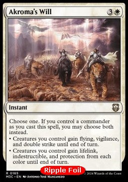 Akroma's Will - Commander: Modern Horizons 3: Extras (Rare) [XM3C-165] Hauptbild