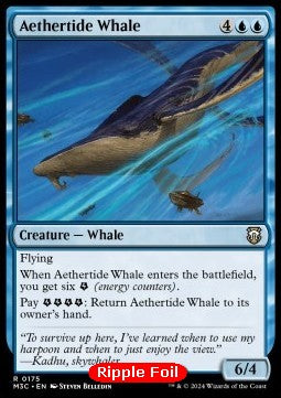 Aethertide Whale - Commander: Modern Horizons 3: Extras (Rare) [XM3C-175] Hover Image