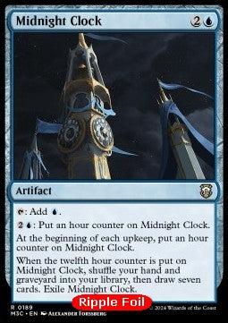 Midnight Clock - Commander: Modern Horizons 3: Extras (Rare) [XM3C-189]