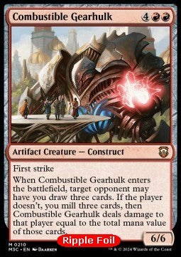 Combustible Gearhulk - Commander: Modern Horizons 3: Extras (Mythic) [XM3C-210] Hauptbild