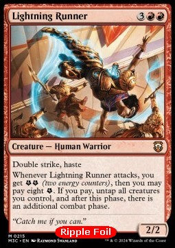 Lightning Runner - Commander: Modern Horizons 3: Extras (Mythic) [XM3C-215] Hauptbild