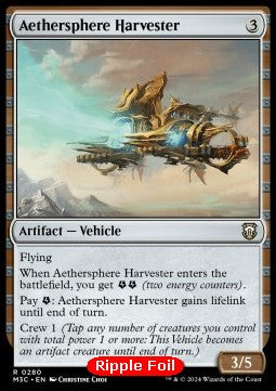 Aethersphere Harvester - Commander: Modern Horizons 3: Extras (Rare) [XM3C-280]