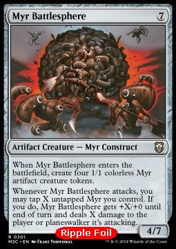 Myr Battlesphere - Commander: Modern Horizons 3: Extras (Rare) [XM3C-301] Hover Image