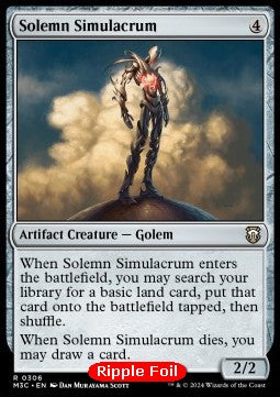 Solemn Simulacrum - Commander: Modern Horizons 3: Extras (Rare) [XM3C-306] Imagen principal del producto