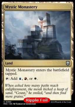 Mystic Monastery - Commander: Modern Horizons 3: Extras (Uncommon) [XM3C-360]